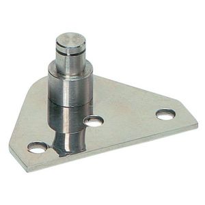 Uflex Stainless Steel Gas Spring Flat Mount Bracket (click for enlarged image)